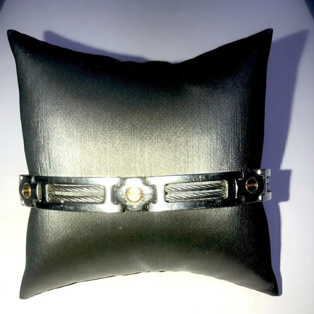 Men’s Stainless Steel & 14k Bracelet